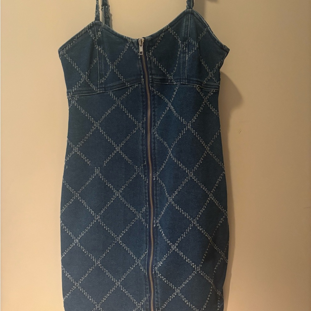 Stylish Blue Denim Dress
